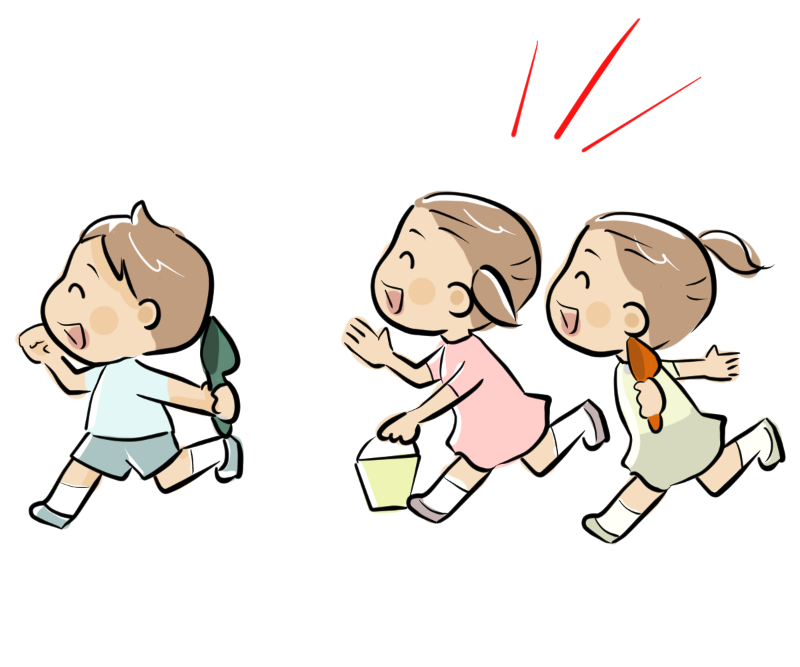 子供たちのイラスト